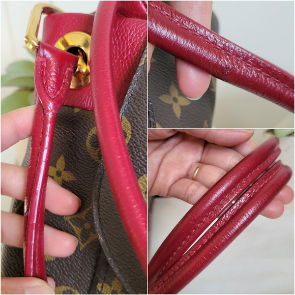 💕Beautiful DISCONTINUED Tote Bag LOUIS VUITTON Olympe MM Monogram MAGENTA - Picture 7 of 16